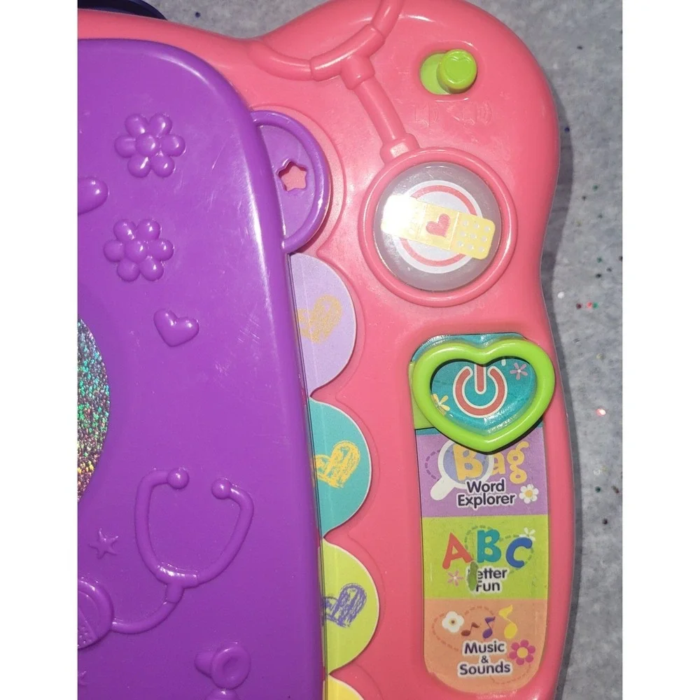 VTech Disney Doc McStuffins Big Book of Boo-Boos Electronic Learning Toy Purple